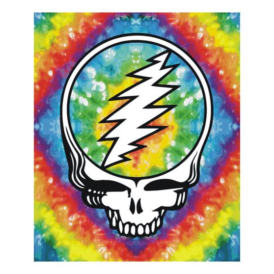 Liquid Blue GD SYF Tie-Dye Fleece Blanket