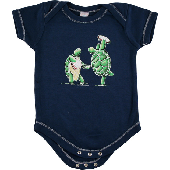Liquid Blue GD Terrapin Station Navy Onesie