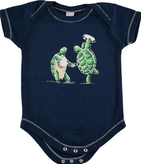 liquid blue GD Terrapin Station Navy Onesie