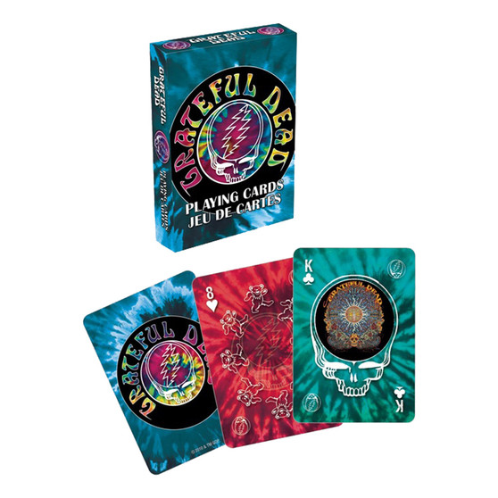 Liquid Blue GD Tie-Dye Playing Cards