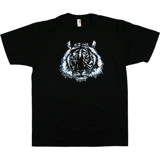 Liquid Blue GD Tiger Batik Bolt Black T-Shirt