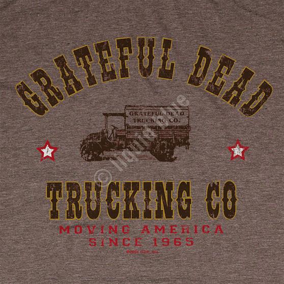 Liquid Blue GD Truckin Brown Poly Cotton T-Shirt
