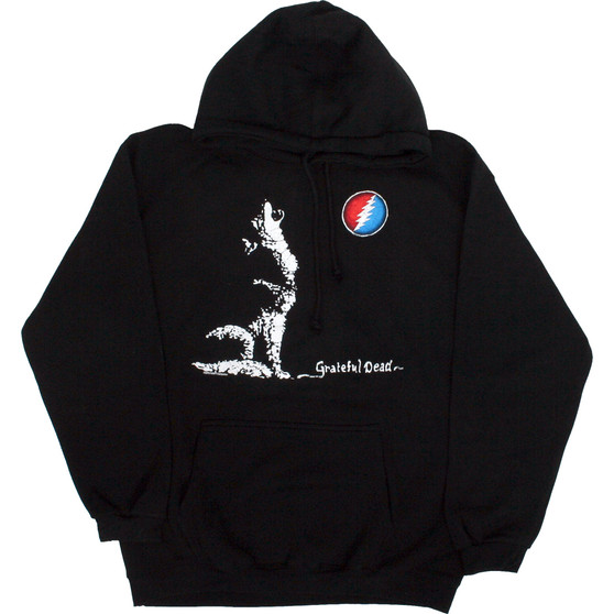 Liquid Blue GD Wolf Moon Black Hoodie