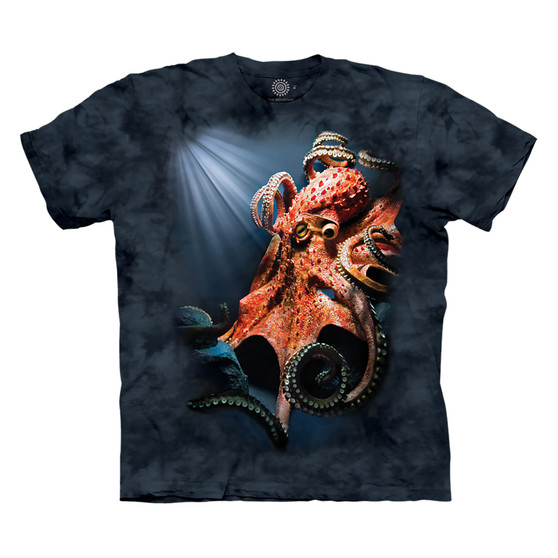 Liquid Blue Giant Pacific Octopus Kids' T-Shirt