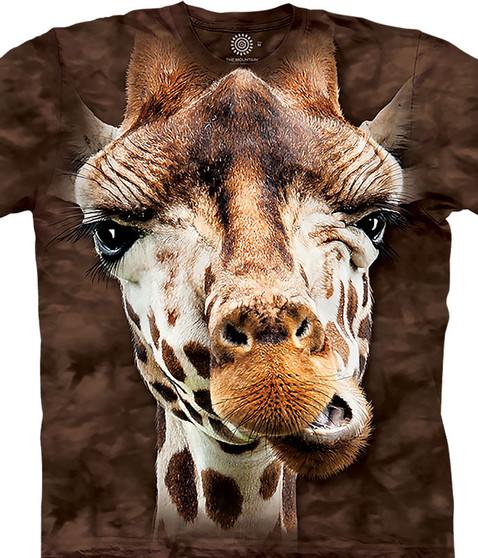 liquid blue Giraffe Classic Cotton T-Shirt