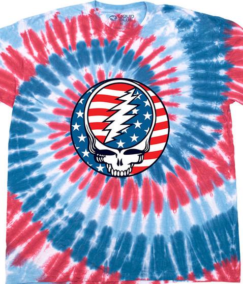 liquid blue Glory Spiral Tie-Dye T-Shirt