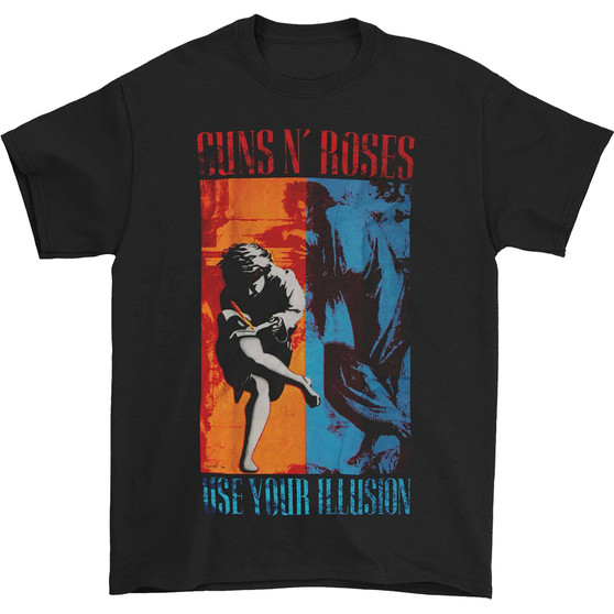 Liquid Blue GNR 91 Illusions Black T-Shirt