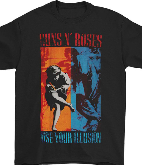 liquid blue GNR 91 Illusions Black T-Shirt