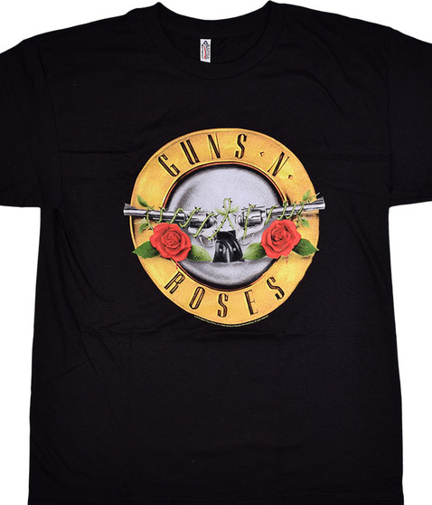 liquid blue GNR Bullet Logo Black T-Shirt