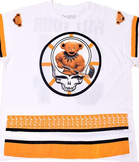 liquid blue Golden Bear White T-Shirt