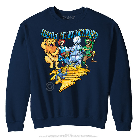 Liquid Blue Golden Road Navy Sweatshirt