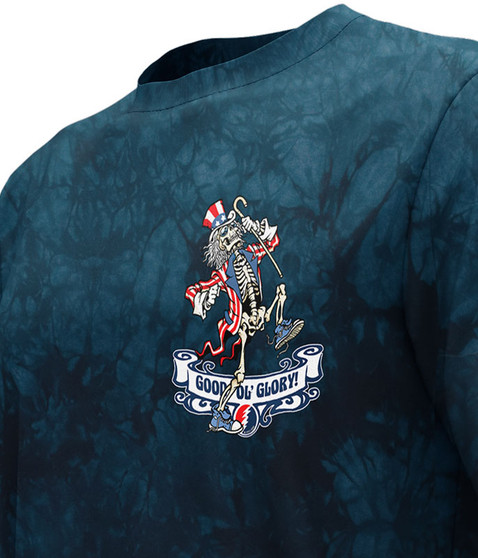 liquid blue Good Ol Glory Chest T-Shirt