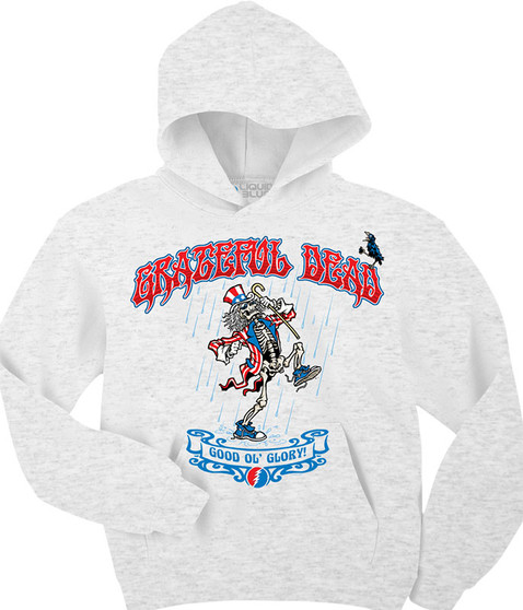 liquid blue Good 'Ol Glory Custom Hoodie