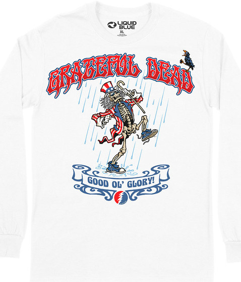 liquid blue Good Ol Glory Long Sleeve T-Shirt