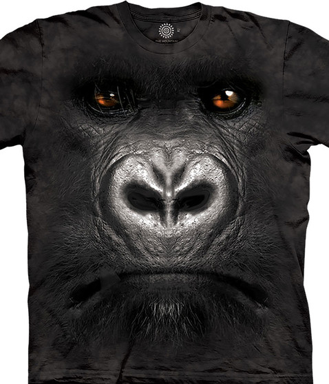 liquid blue Gorilla Face Classic Cotton T-Shirt