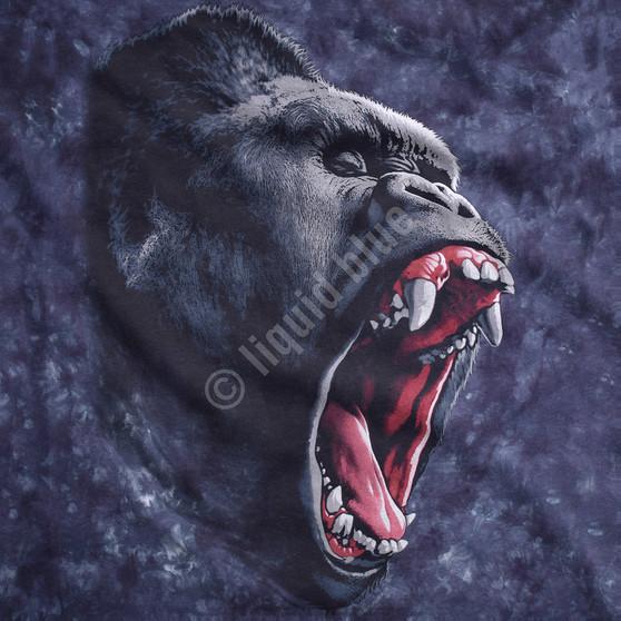 Liquid Blue Gorilla Power Tie-Dye T-Shirt
