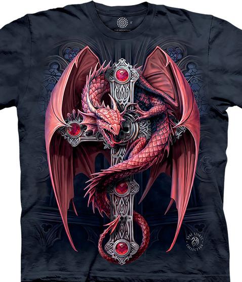 liquid blue Gothic Guardian Classic Cotton T-Shirt