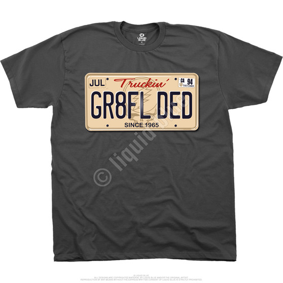 Liquid Blue Gr8fl Ded Grey T-Shirt