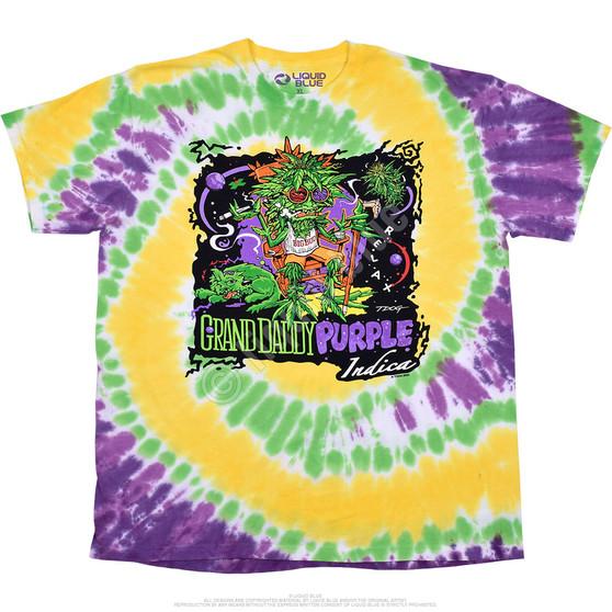 Liquid Blue Grand Daddy Purple Tie-Dye T-Shirt