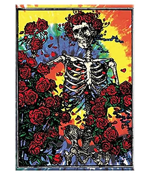 liquid blue Grateful Dead Bertha Woodcut Magnet