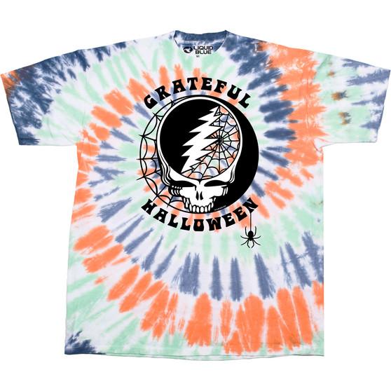Liquid Blue Grateful Halloween Tie-Dye T-Shirt
