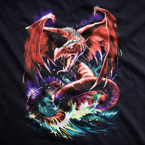 Liquid Blue Great Wyrm Black T-Shirt