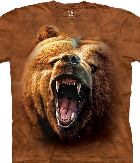 liquid blue Grizzly Growl Classic Cotton T-Shirt