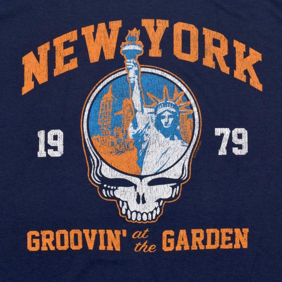 Liquid Blue Groovin At The Garden Navy T-Shirt