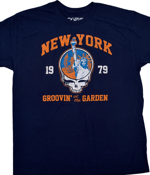 liquid blue Groovin At The Garden Navy T-Shirt