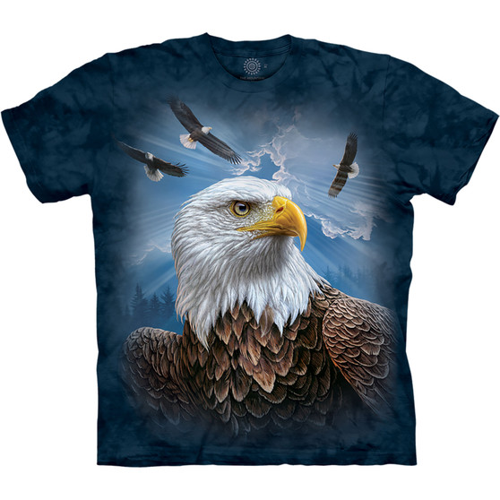 Liquid Blue Guardian Eagle Classic Cotton T-Shirt