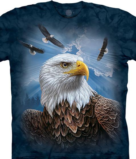 liquid blue Guardian Eagle Classic Cotton T-Shirt