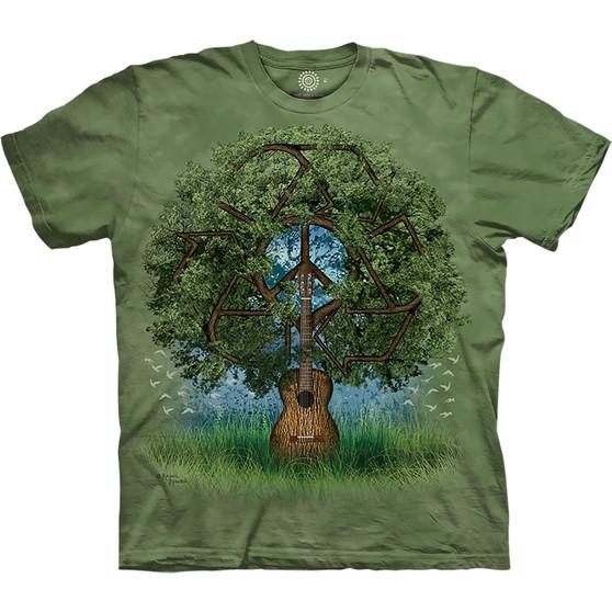 Liquid Blue Guitar Tree Classic Cotton T-Shirt