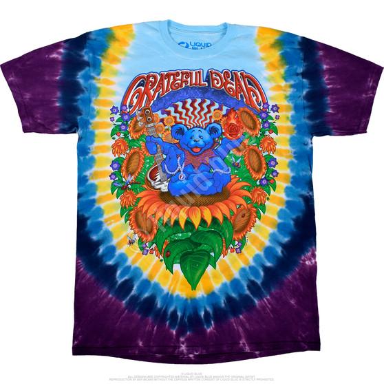 Liquid Blue Guru Bear Tie-Dye T-Shirt