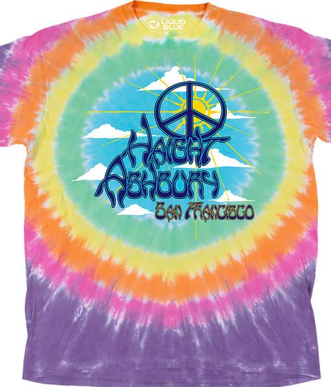 liquid blue Haight Ashbury Peace T-Shirt