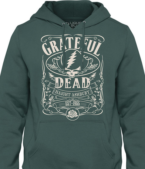 liquid blue Haight Ashbury Poster Hoodie