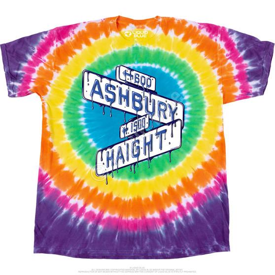 Liquid Blue Haight Ashbury Sign T-Shirt