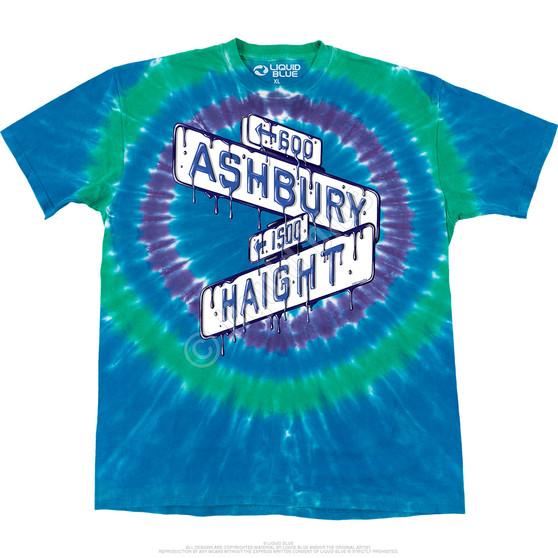 Liquid Blue Haight Ashbury Sign T-Shirt