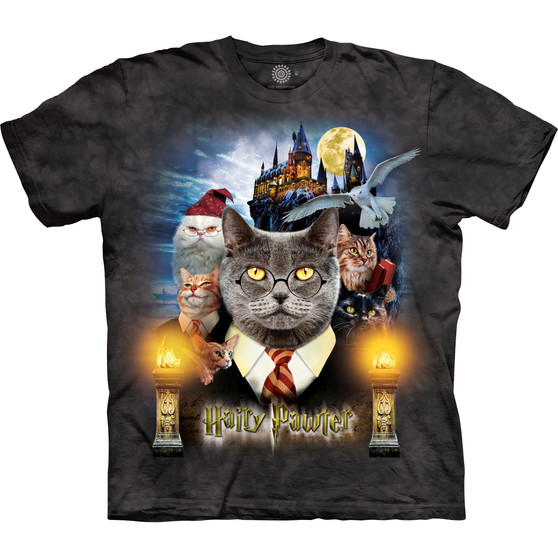 Liquid Blue Hairy Pawter Classic Cotton T-Shirt