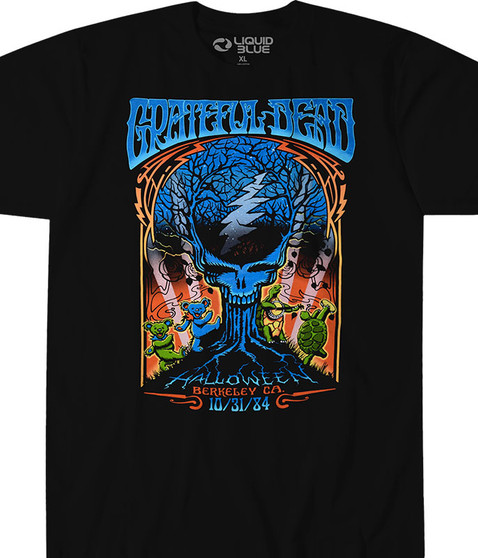 liquid blue Halloween Dead Black Athletic T-Shirt