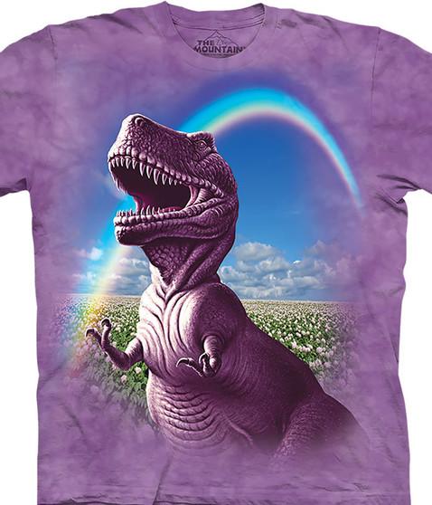 liquid blue Happiest T-Rex Classic Cotton T-Shirt