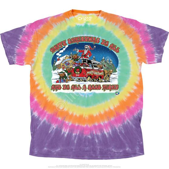 Liquid Blue Happy Christmas T-Shirt