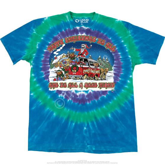 Liquid Blue Happy Christmas T-Shirt