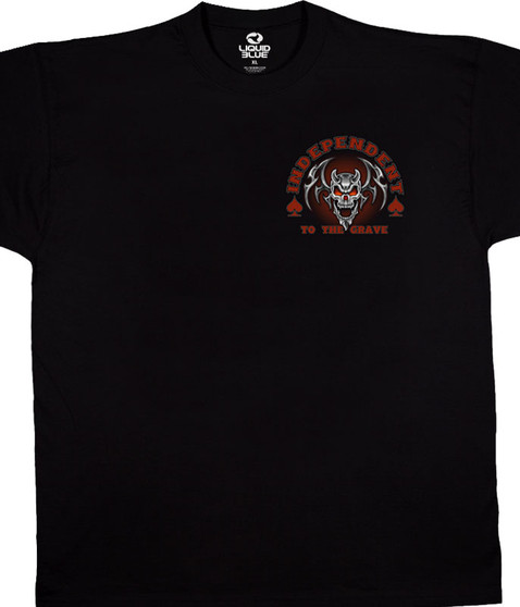 liquid blue Heaven & Hell Black T-Shirt
