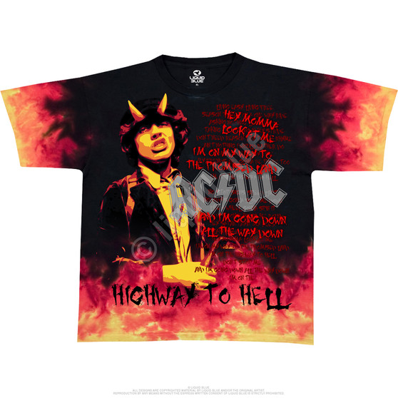 Liquid Blue Hell Tie-Dye T-Shirt