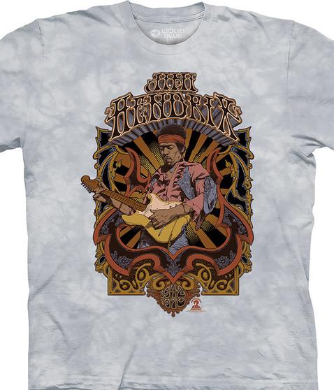 liquid blue Hendrix Years Tie-Dye T-Shirt
