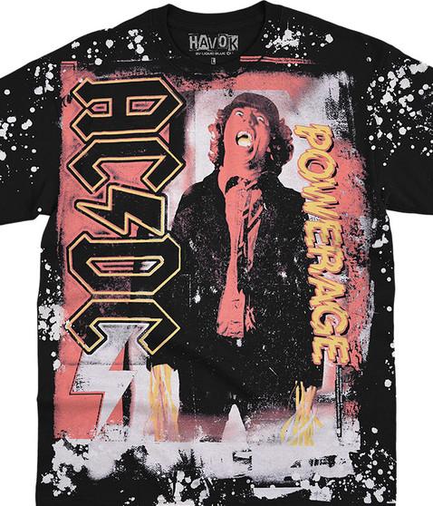 liquid blue High Voltage Havok Black T-Shirt