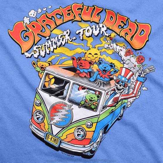 Liquid Blue Hippie Bus Blue T-Shirt
