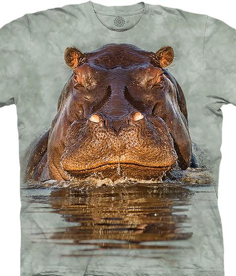 liquid blue Hippo Classic Cotton T-Shirt