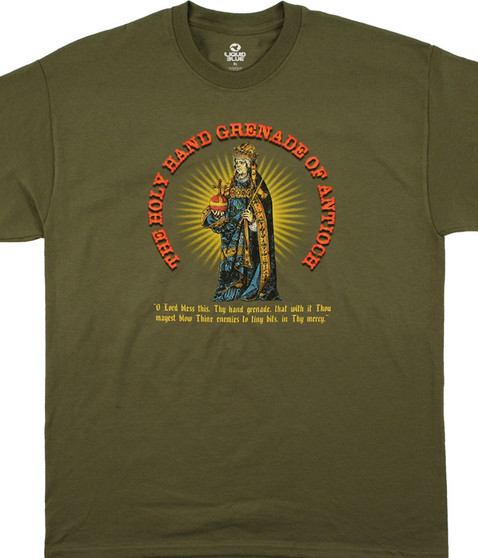liquid blue Holy Hand Grenade Green T-Shirt