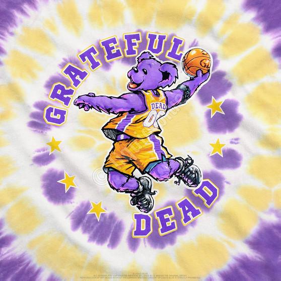 Liquid Blue Hoops Bear Tie-Dye T-Shirt